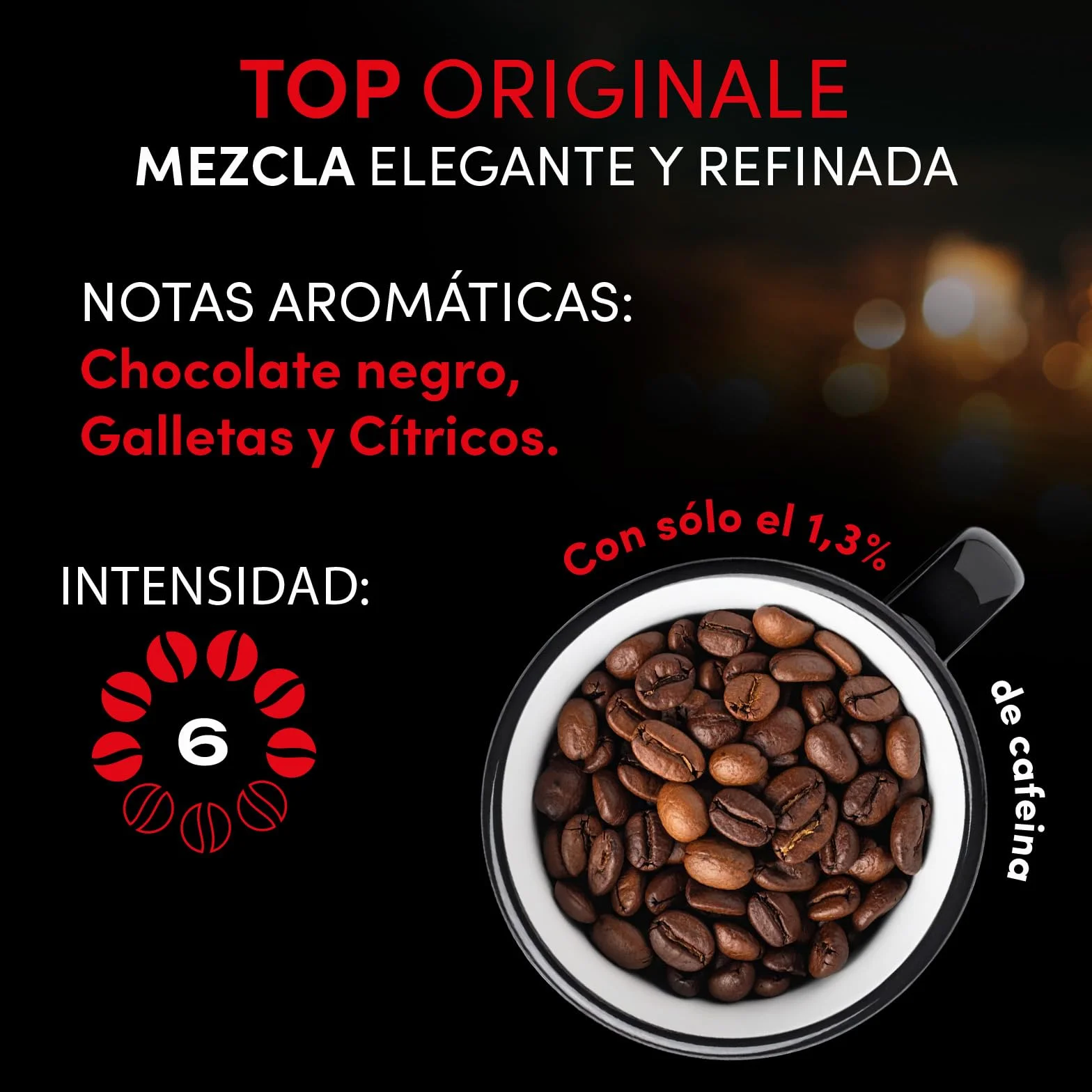 Pellini Café en Granos Top 100% Arábica 500g