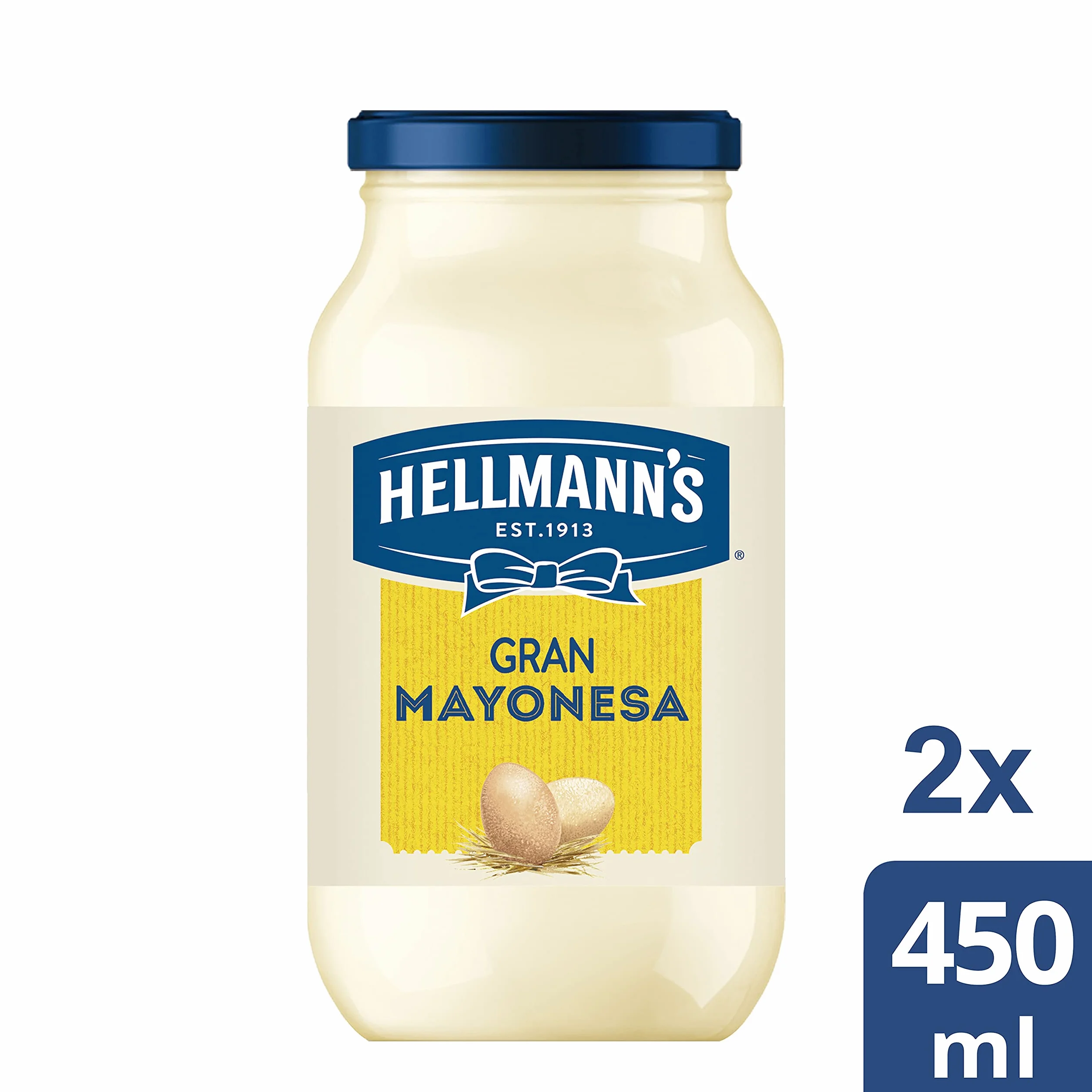 Hellmann's Mayonesa en Tarro pack 2 x 450 ml
