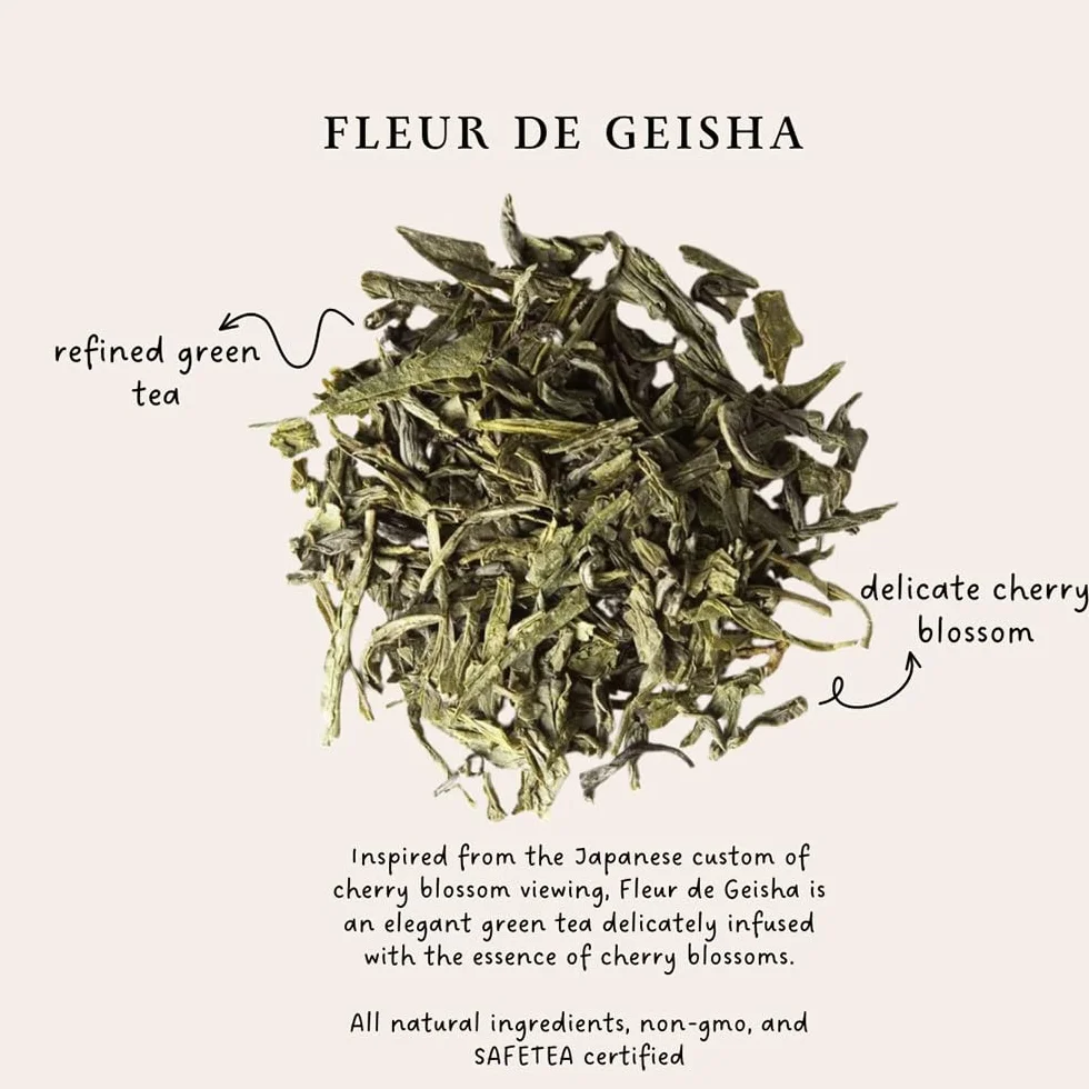 Palais des Thés Té verde FLEUR DE GEISHA 20 bolsitas de muselina