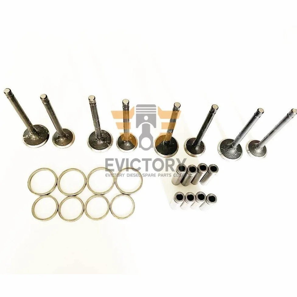 Para yanmar 4TNE78 4TNE78A Kit de reconstrucción de reconstrucción de anillo de pistón rodamiento de junta + bomba de aceite + asiento guía de válvula + bomba de agua