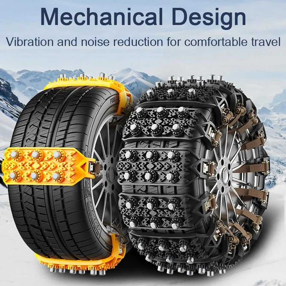 Cadenas Coche Nieve para Smart #1 2023-pr, Austables Antideslizante Cadenas, Instalación Rápida, para Carreteras con Hielo y Nieve, Cadenas Nieve,B-6PCS
