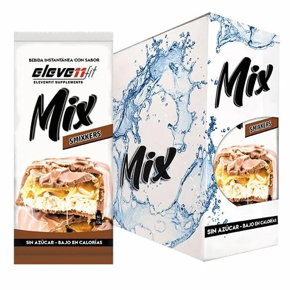 Eleven Fit Mix Sabor Smixkers sin Azúcar Caja 12 Sobres
