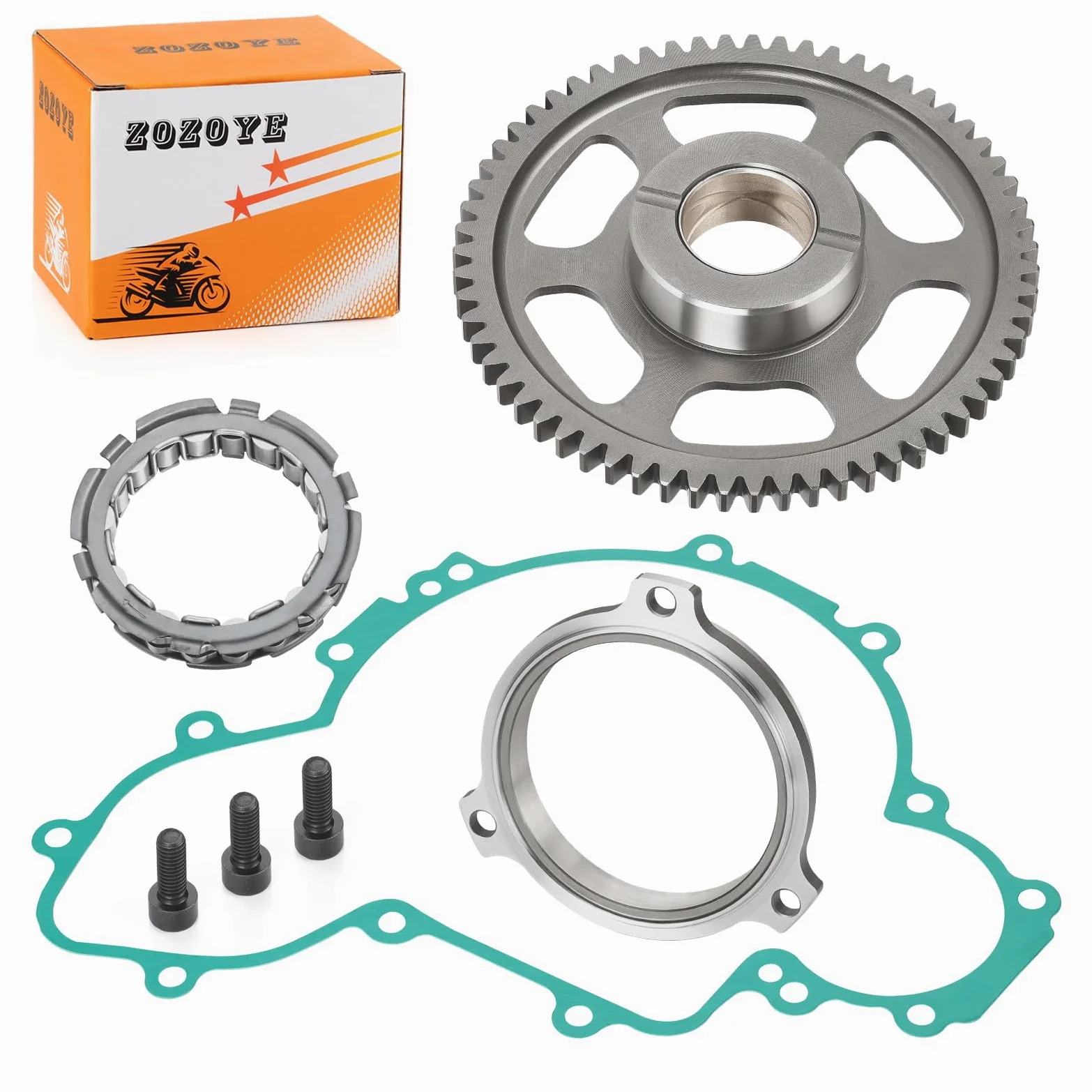 Kit de juntas de engranaje loco de embrague de arranque de rodamiento unidireccional para Polaris RZR 900 XP 2011-2012 RZR 900 XP 4 2012 6230467 1204184