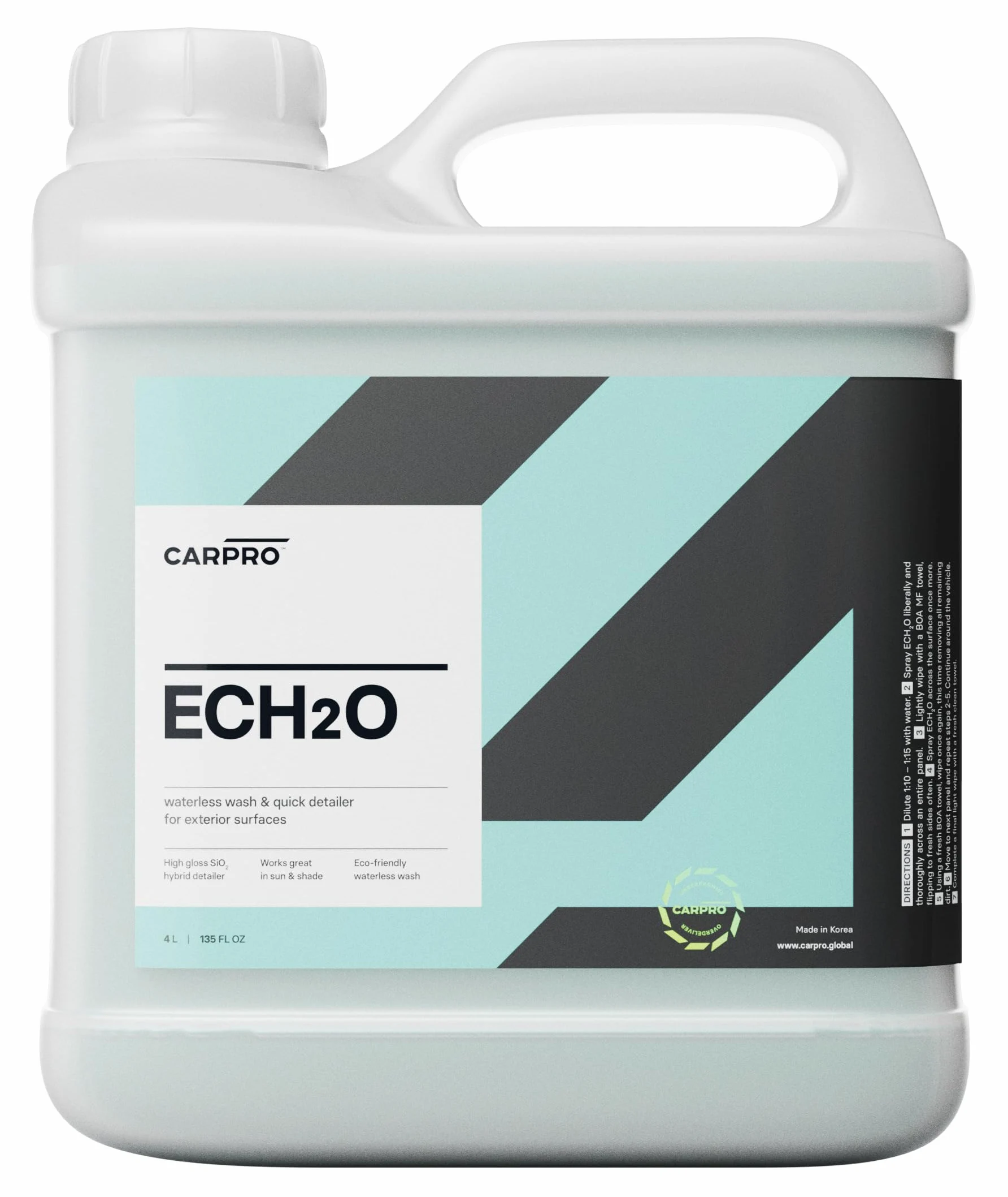 CARPRO ECH2O Limpiador Waterless concentrado & Quick Detailer coche 4 L