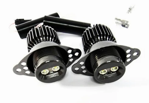 RZG Lot de 2 bombillas LED Angel Eye de faro DRL Halo Blanco 20 W Canbus para E90 E91 Serie 3
