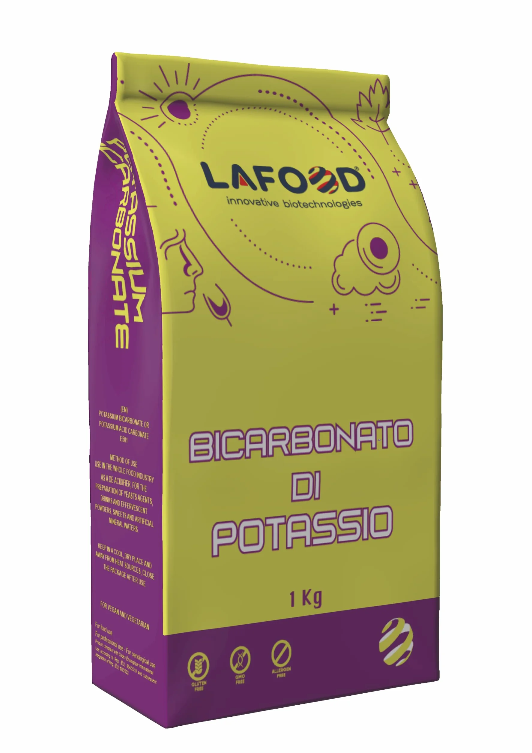 BICARBONATO DE POTASIO E501 1KG