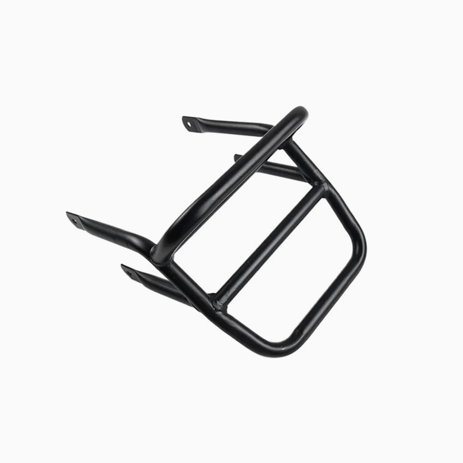 Soporte for portaequipajes Delantero de Motocicleta de Hierro Negro | For CT125 Hunter Cub Trail 125, construcción de hierro, soporte de montaje de maleta estable
