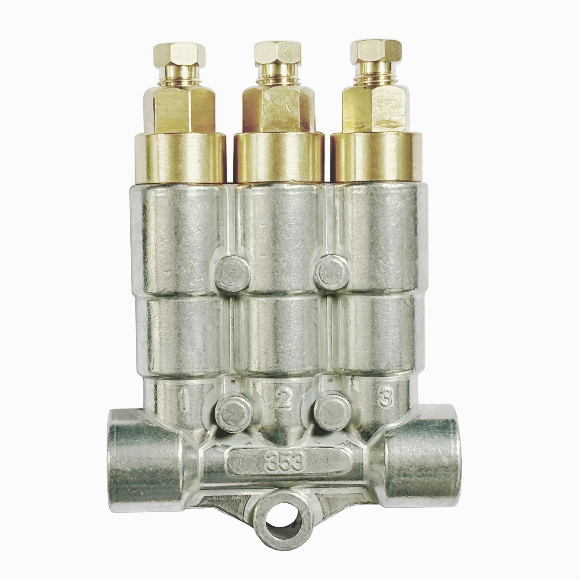 Válvula separadora de lubricación Colector de lubricante 5 salidas 0.2CC 0.3CC | Distribuidor volumétrico de aceite Detective R355 551 R353 R352 R35(R352 (2 outlets),0.3CC)