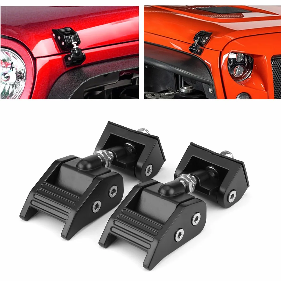 wrangler jk-Cierres para capó, juego de pestillo para capó, 2 uds.