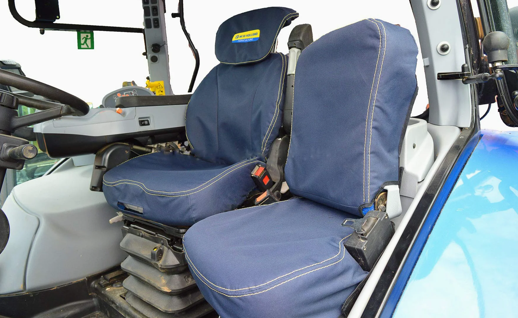 Grammer Maximo Funda de asiento para tractor New Holland T7000 impermeable