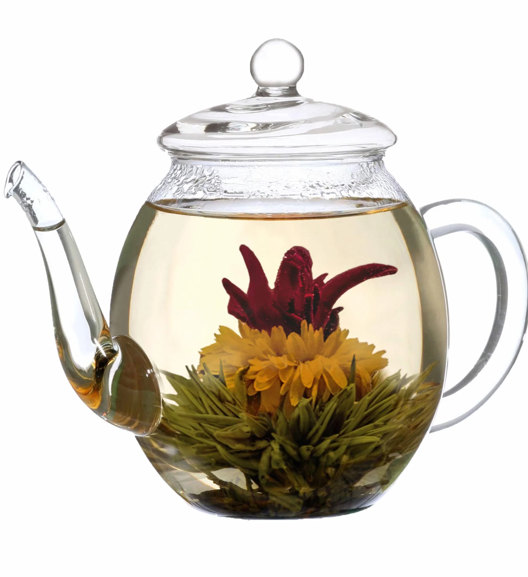 Creano Flores de Té Verde Cofre de Degustación 6 uds – Mezcla de Té Verde Frutal Aromatizado