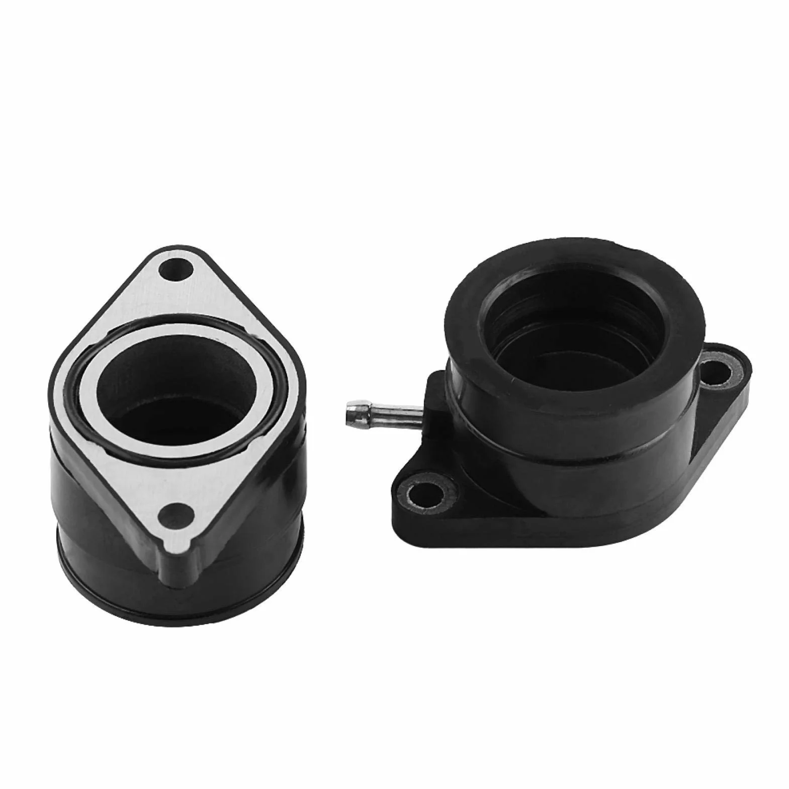 Racing Parts Acouto Carburador de motocicleta Interfaz de admisión Adaptador de carburador para Xt600 Xt600z Xt600e 1984-2003 Adaptador de colector de admisión