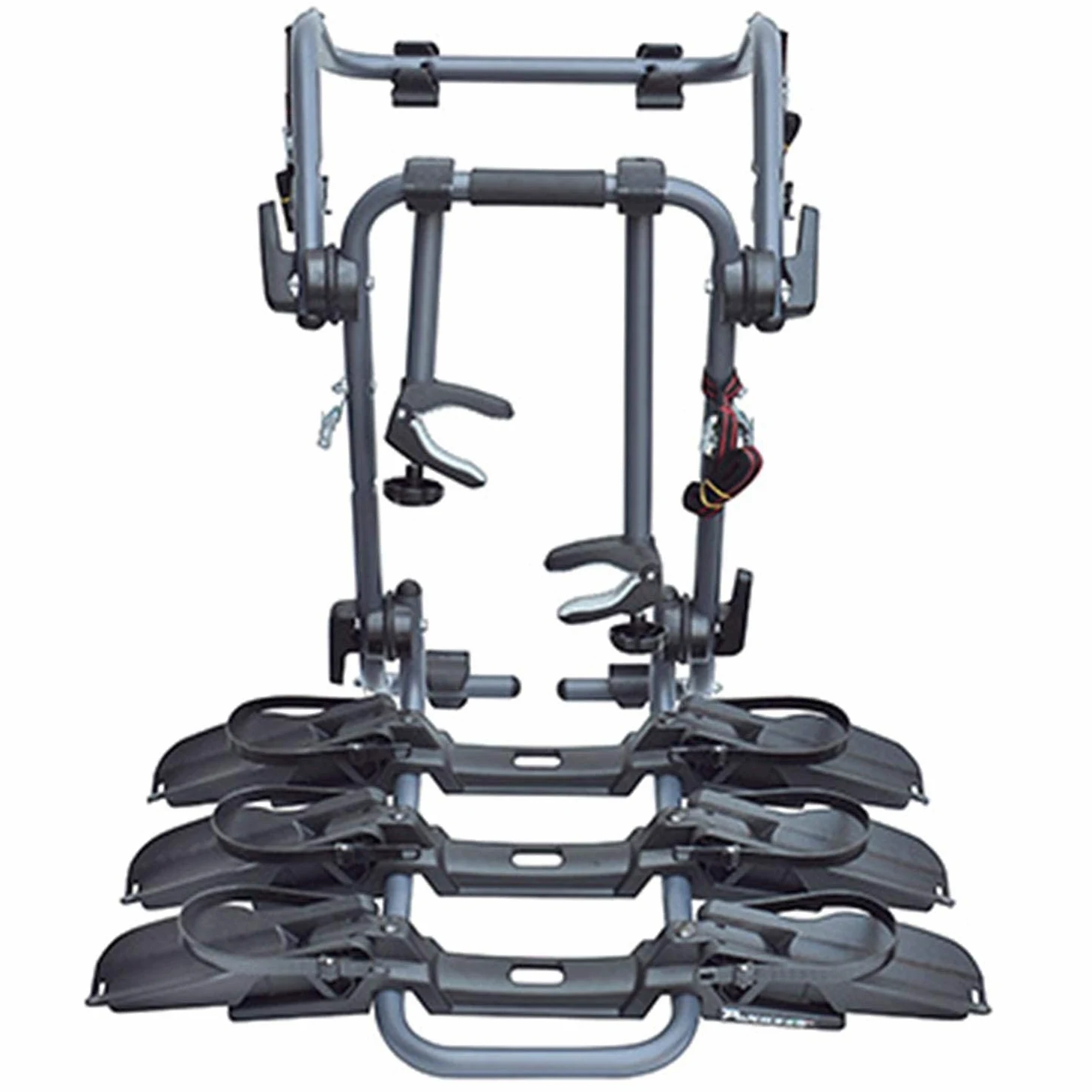 Portabicicletas trasero Peruzzo Pure Instint, 3 bicicletas, compatible con Peugeot Partner Tepee desde 2015 en adelante – Max 45 kg – También para bicicletas eléctricas y Fat Bike – Homologado