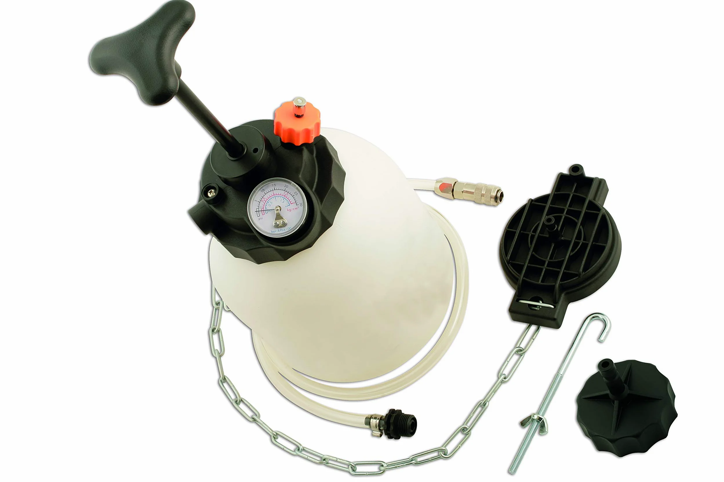 Laser 5642 Manual Brake Bleeder with Universal Adaptor