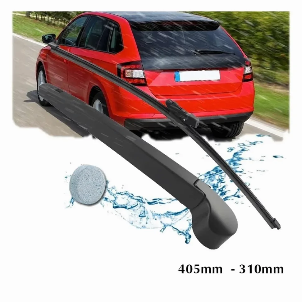 Escobilla limpiaparabrisas para Rapid para Spaceback (2013 | Escobillas de limpiaparabrisas traseras para Rapid para Spaceback (2013), brazo de limpiaparabrisas trasero Hatchback de 405