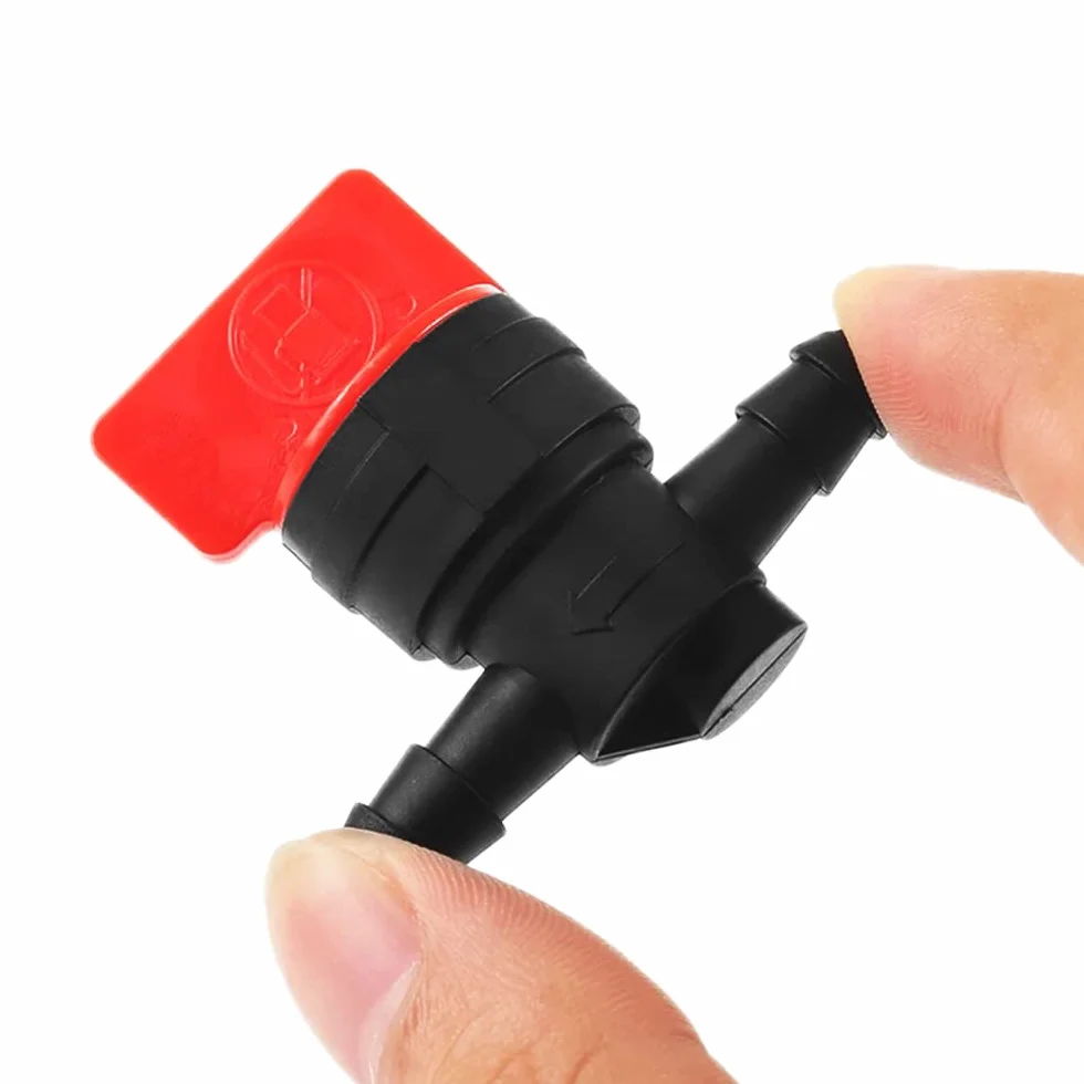 5PCS Válvula de apagado de combustible 1/4 Interruptor de combustible en línea de encendido/apagado para válvula de combustible de motocicleta