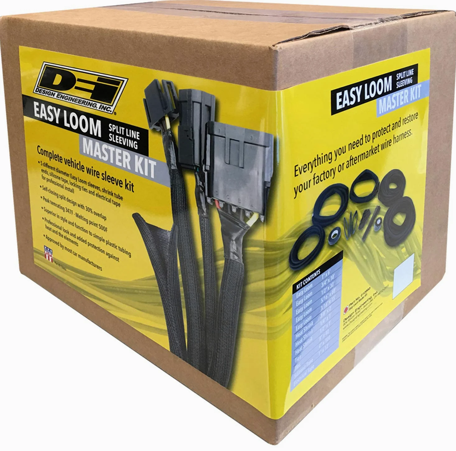 Diseño de ingeniería 010663 Alambre de Split Manga, 1 Pack