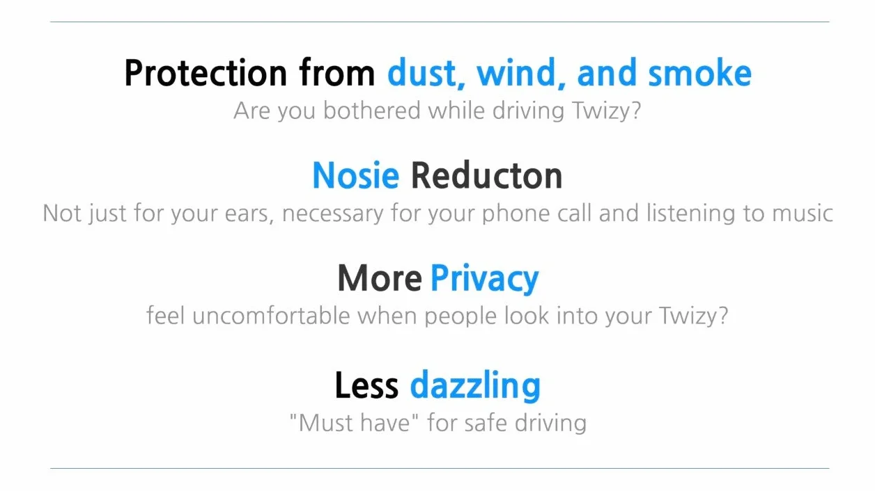 Twizy Premium Window Plus