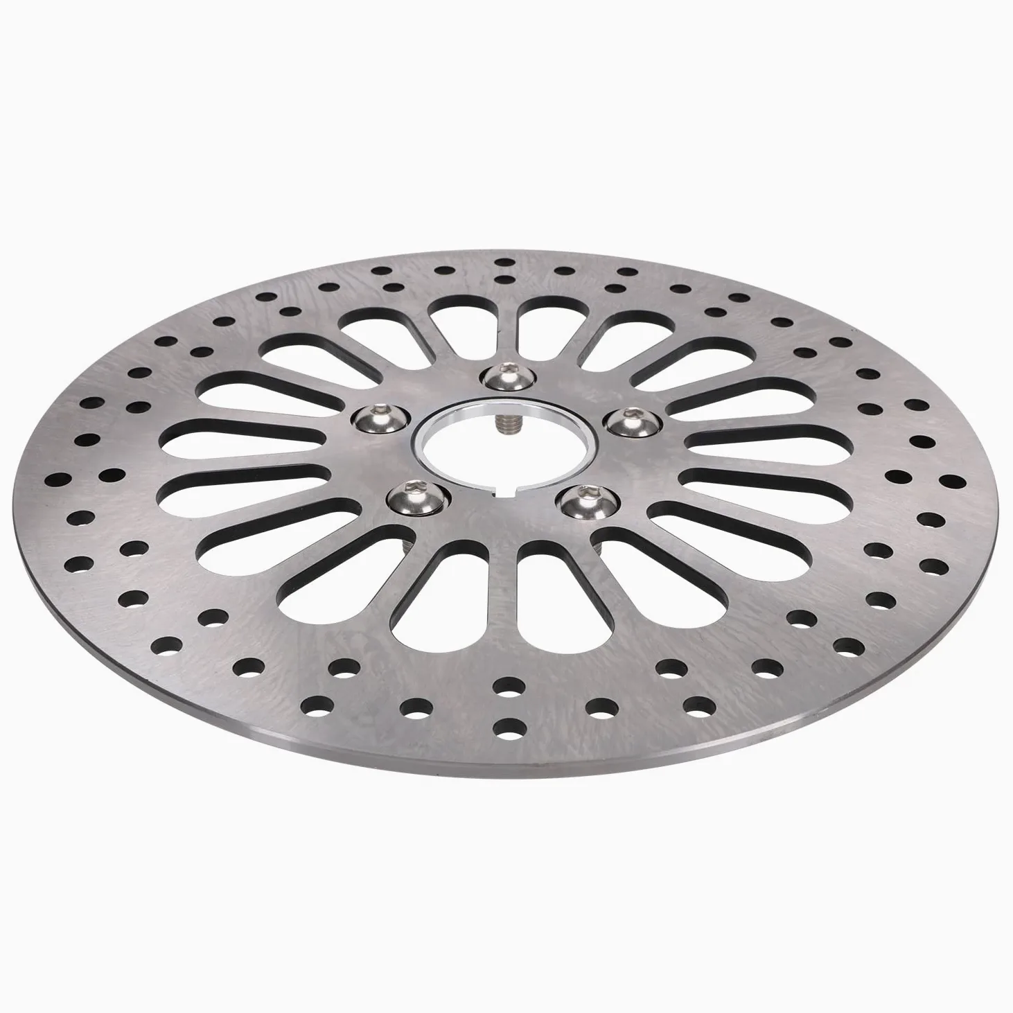 11,5" Discos Freno Delanteros Moto,Discos Freno Acero de Aleación para Touring Softail Sportster y Dyna 1984-2013 (excepto Touring 2008-2013)