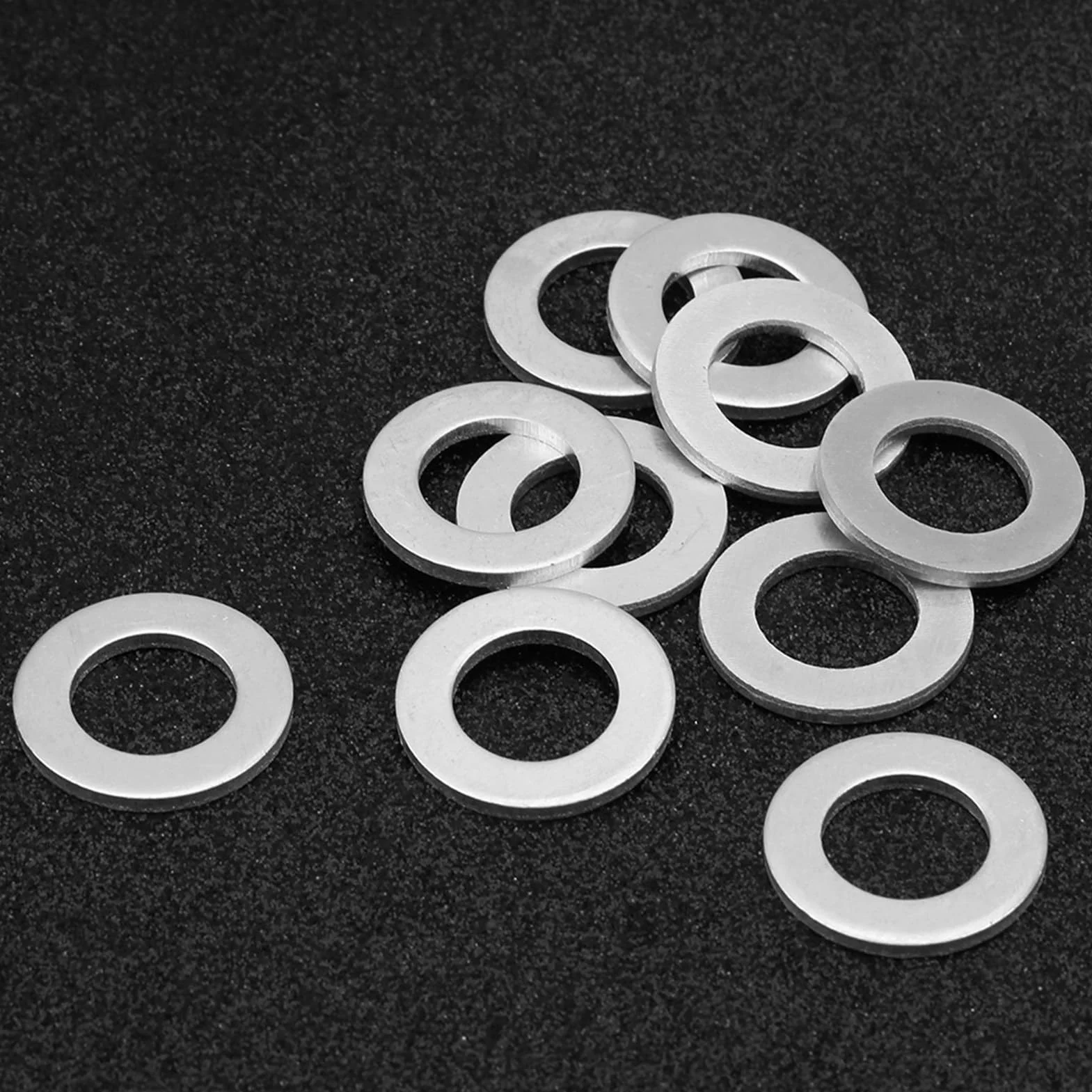 Paquete de 10 Juntas de drenaje de aceite de aluminio Kit de juntas de arandela 14MM joint vis de vidange moto v-strom