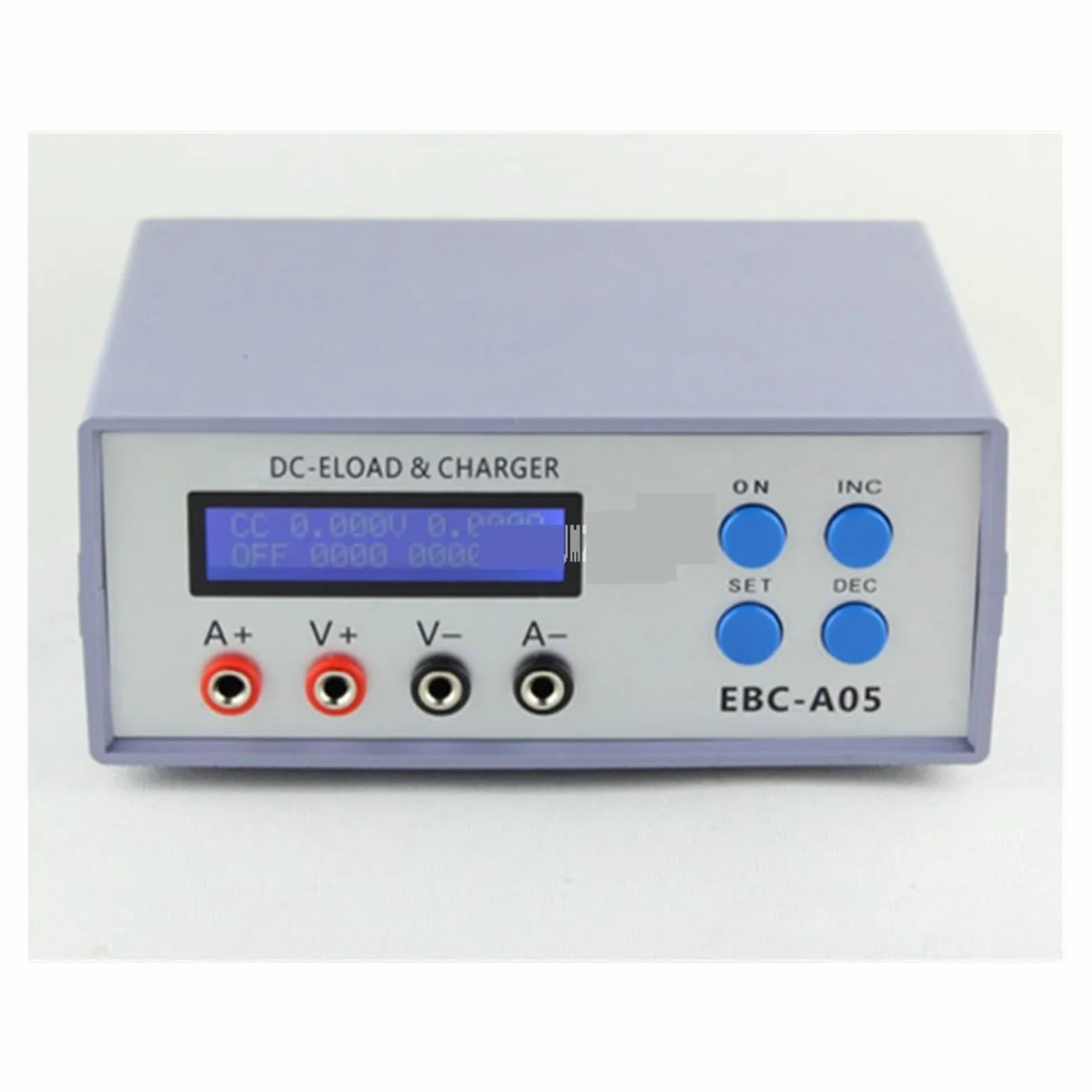 Comprobador de baterias, Probador de capacidad de batería EBC-A05 + probador de cabeza de carga de energía móvil carga electrónica 50mA-3A descarga 50mA-5A 60W