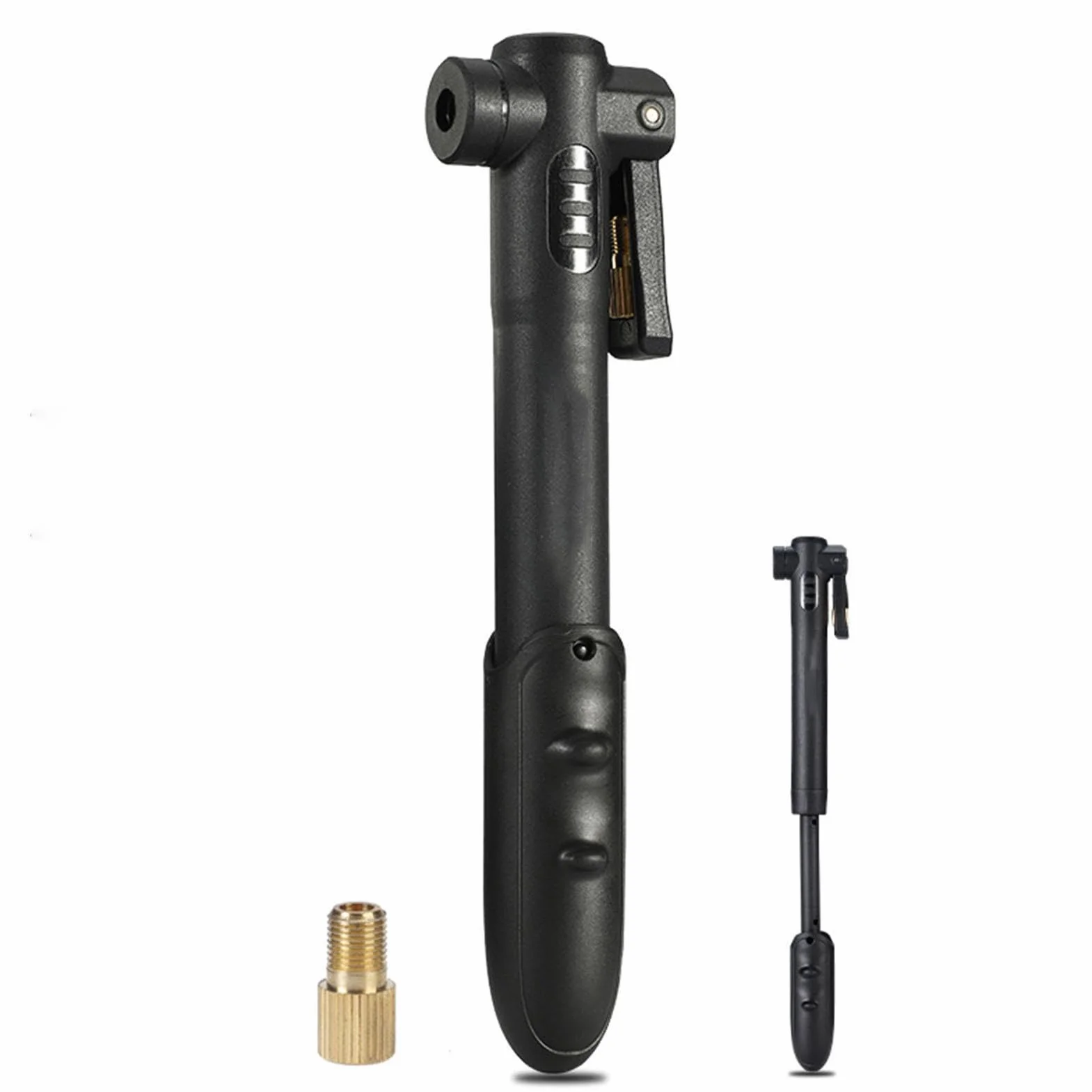 Compresor de aire portátil, inflador de bomba de aire para bicicletas - Compresor de aire ergonómico,Inflador de neumáticos Bombas de piso compactas de larga duración Inflado eficiente para automóvile