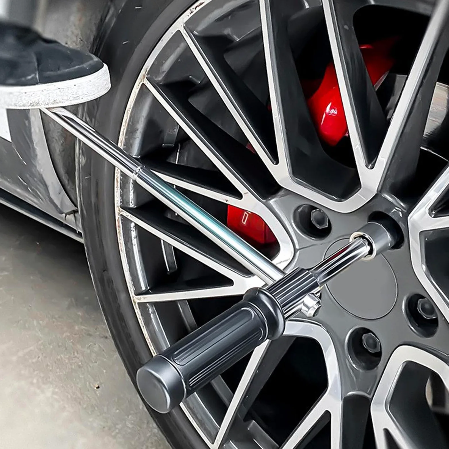 Llave de Ruedas Llave Cruzada para Tuercas de Rueda | Llave Extendida Para Neumáticos para Furgoneta Moto Coche SUV Camión Taller Mecánico Emergencias en Carretera