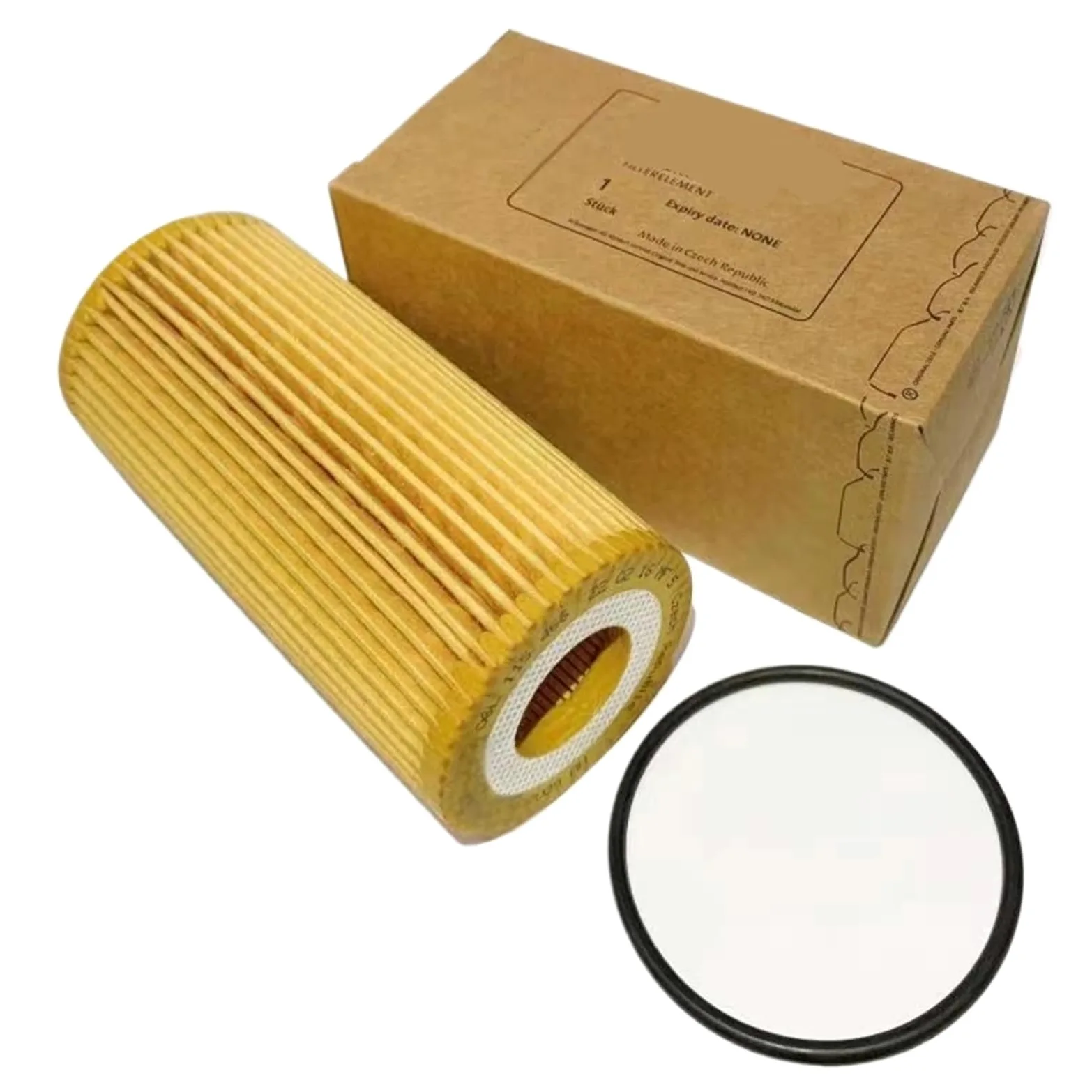Junta filtro de aceite Filtro de aceite de motor 06L115466 06L115562 2.0 y 1.8 Compatible con Audi A3 A4 A5 A7 A8 Q5 Compatible con VW GOLF PASSAT POLO Compatible con Beetle Jetta(4PCS)