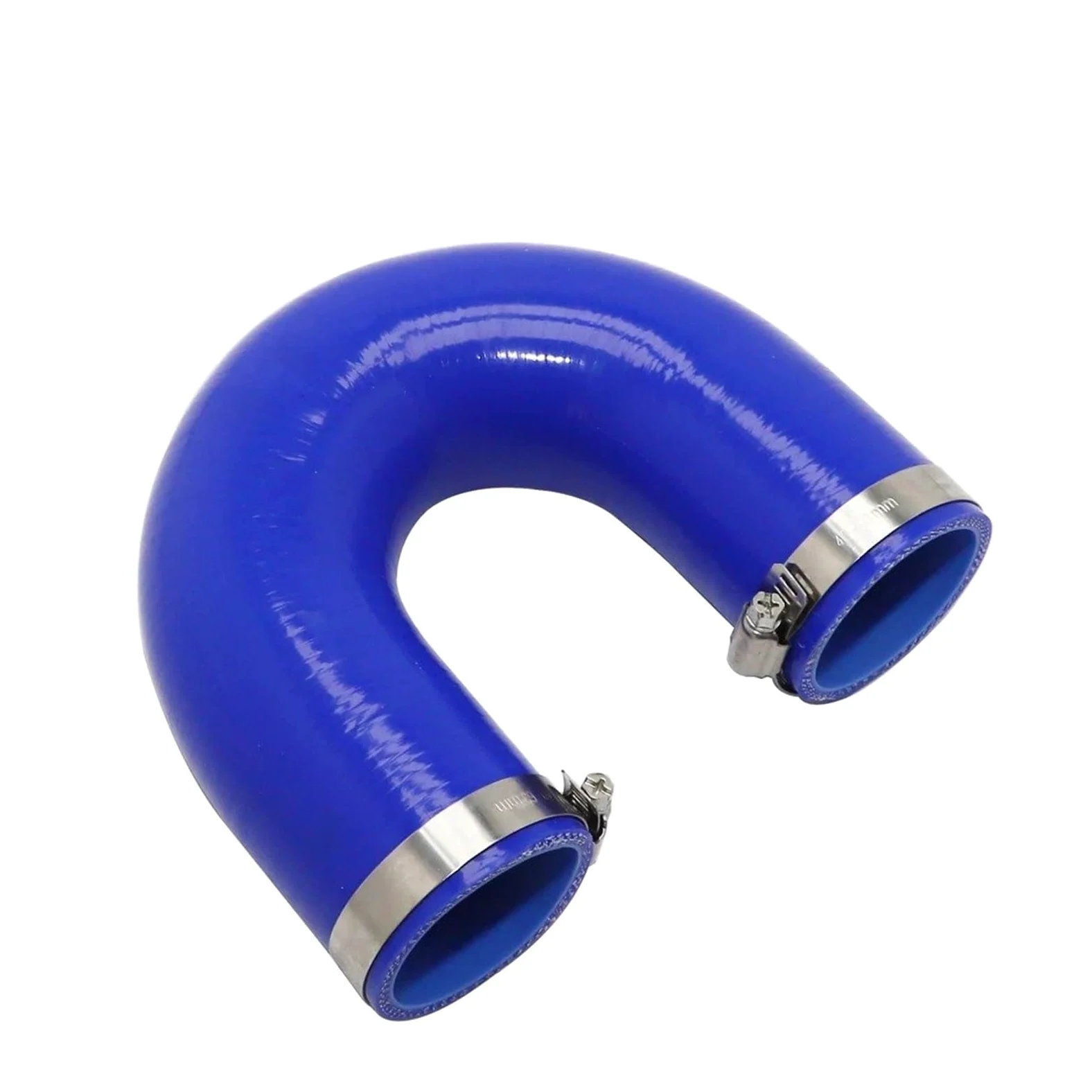 Tubo Admisión Aire Manguera Tubo Silicona 180 Grados, Conector En Forma U, Adaptador Reductor, Gel De Sílice Resistente A Altas Temperaturas Toma Aire(Negro,ID 89MM)