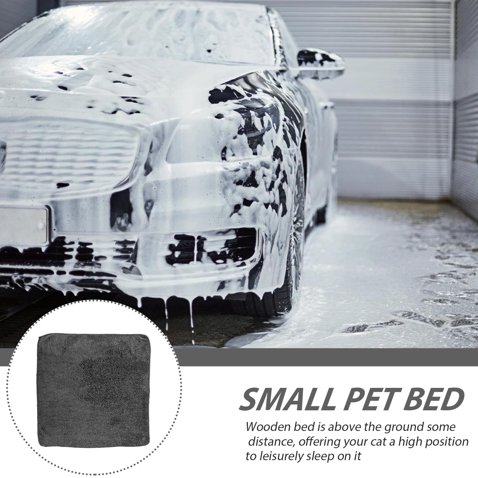Artibetter Paños de Microfibra Fuerte Absorción 12 Absorbentes y Reutilizables sin Dañar la Pintura para Limpieza del Coche y Cocina