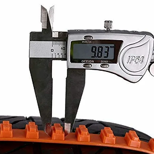 Cadenas de Nieve para Coche, Cadenas de Nieve para Coche, 10 Piezas, Cadenas de Nieve para neumáticos Anchos y Gruesos, Juego de Cadenas de Emergencia para neumáticos, Accesorios, Cadenas de