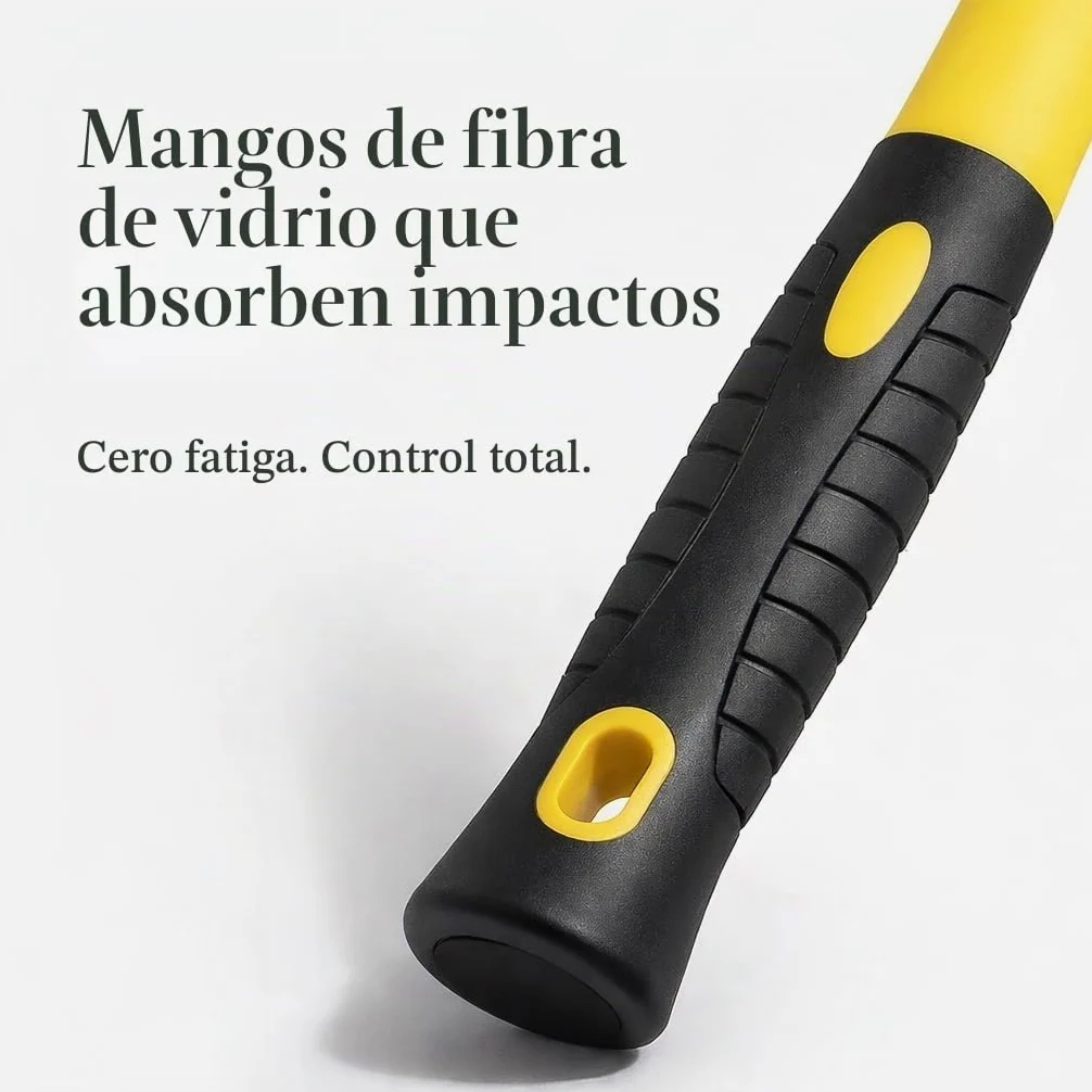 TOWAY Juego de tases y martillos 7 piezas, Juego de herramientas de reparación de carrocería profesional con mangos de fibra de vidrio 454222 (Budget)