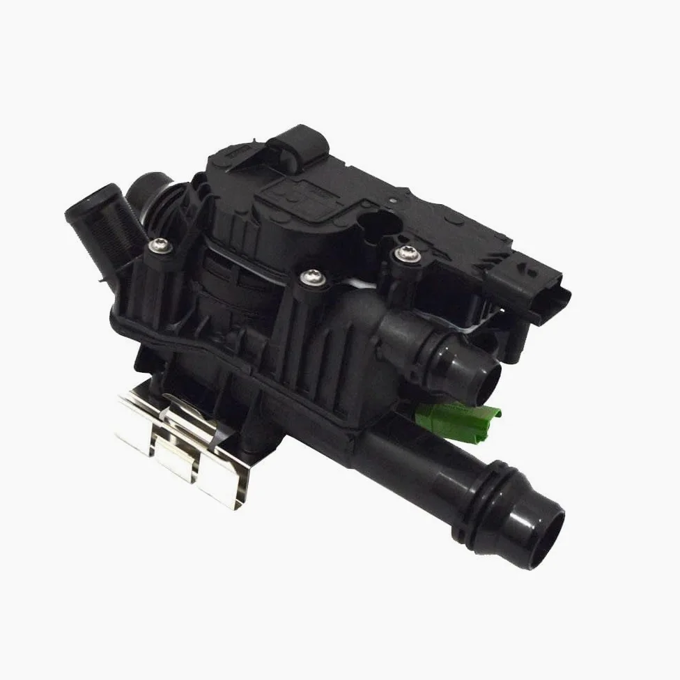 Caja de termostato de agua líquida de refrigeración del motor para Jumpy Expert C3 C4 DS3 DS4 DS5 2008 208 308 3008 508 5008 Partner Berlingo 98035494080 9850364680 1,6 Blue HDI @Pro-Plip