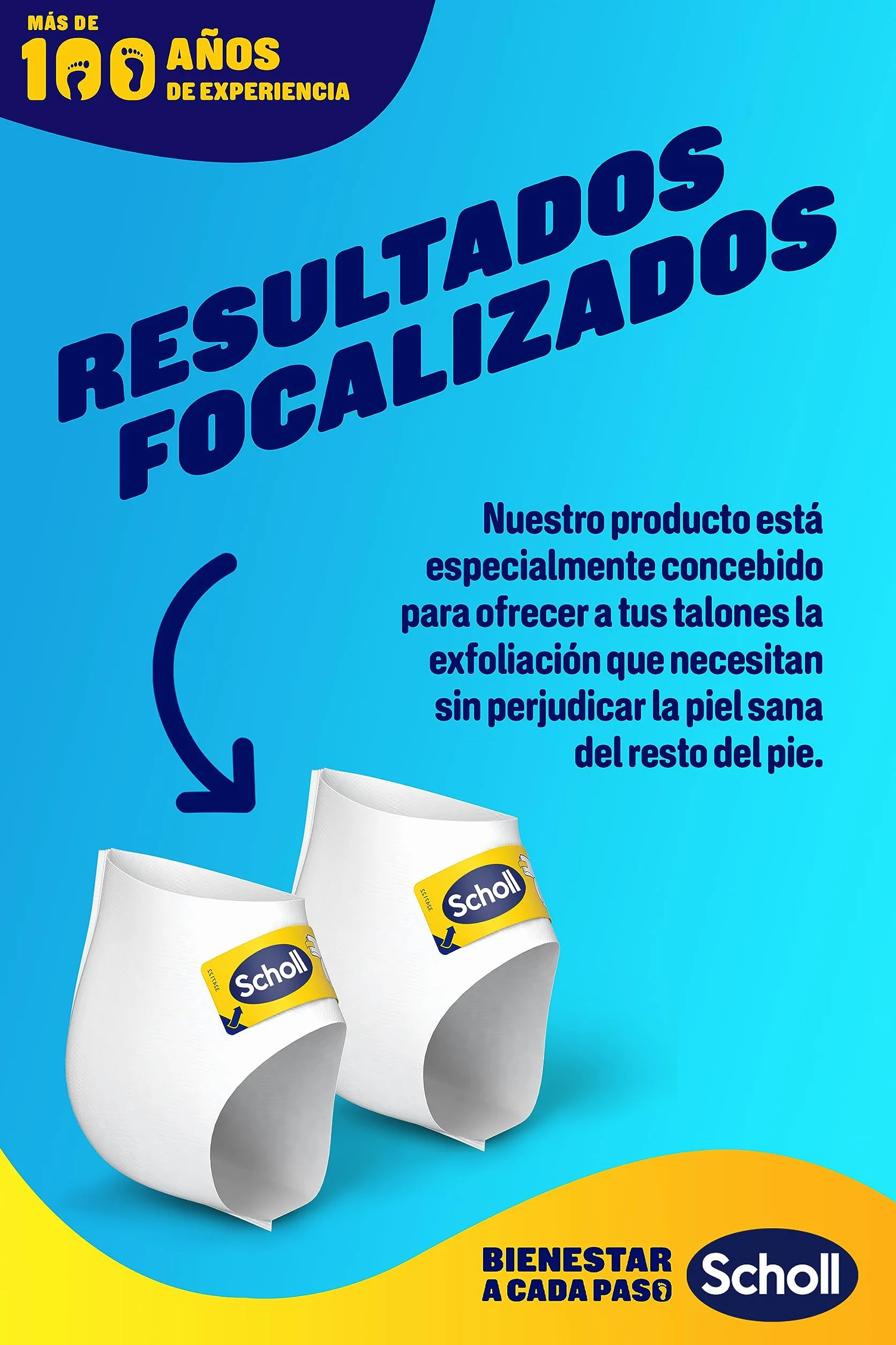 Dr. Scholl's Expert Care Mascarilla Exfoliante para Talones - 1 par