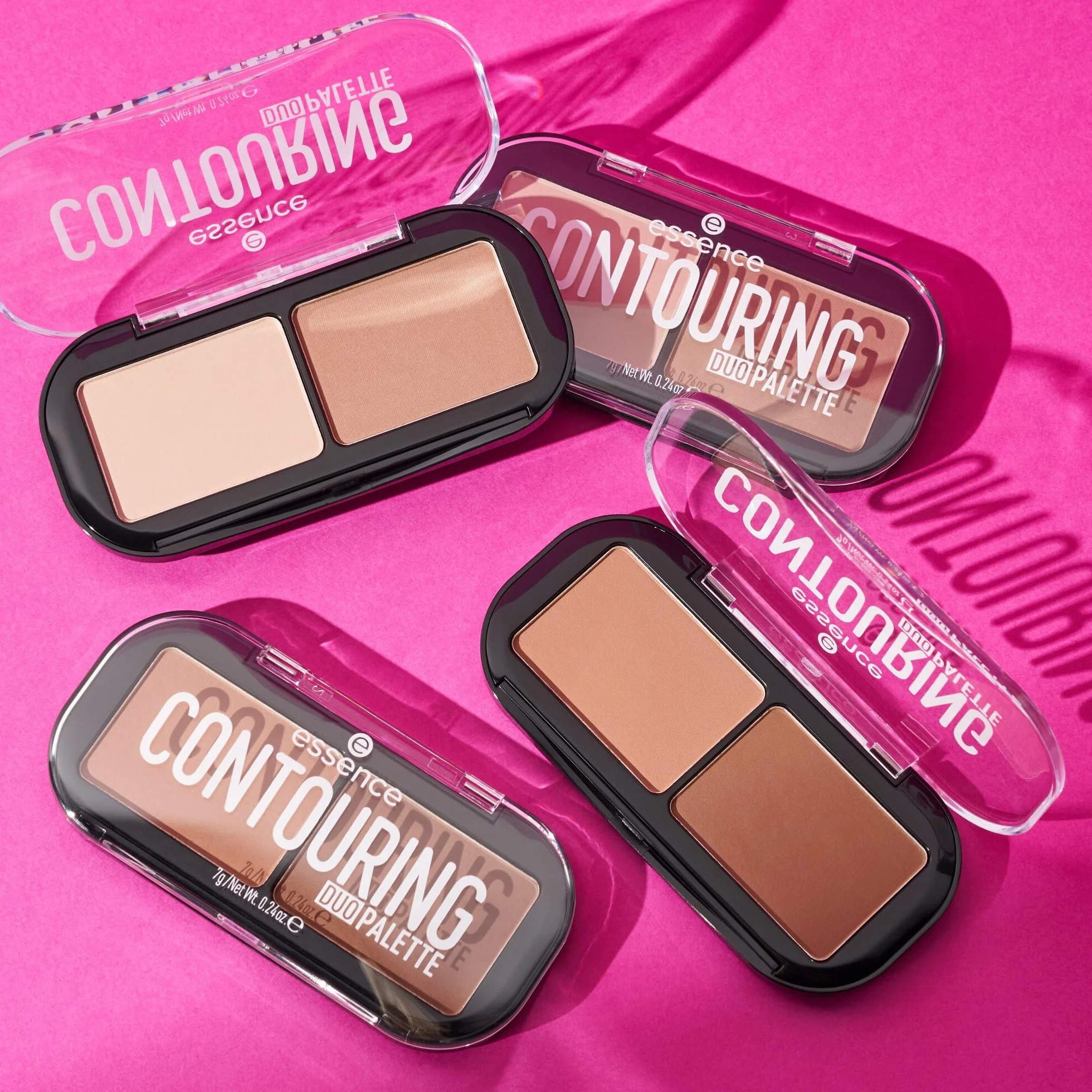 essence CONTOURING DUO paleta dúo para contouring mate 7g