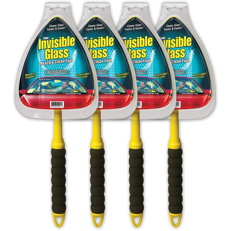 Stoner 95161 Invisible Cristal Alcance y Limpieza Herramienta, Pack de 4