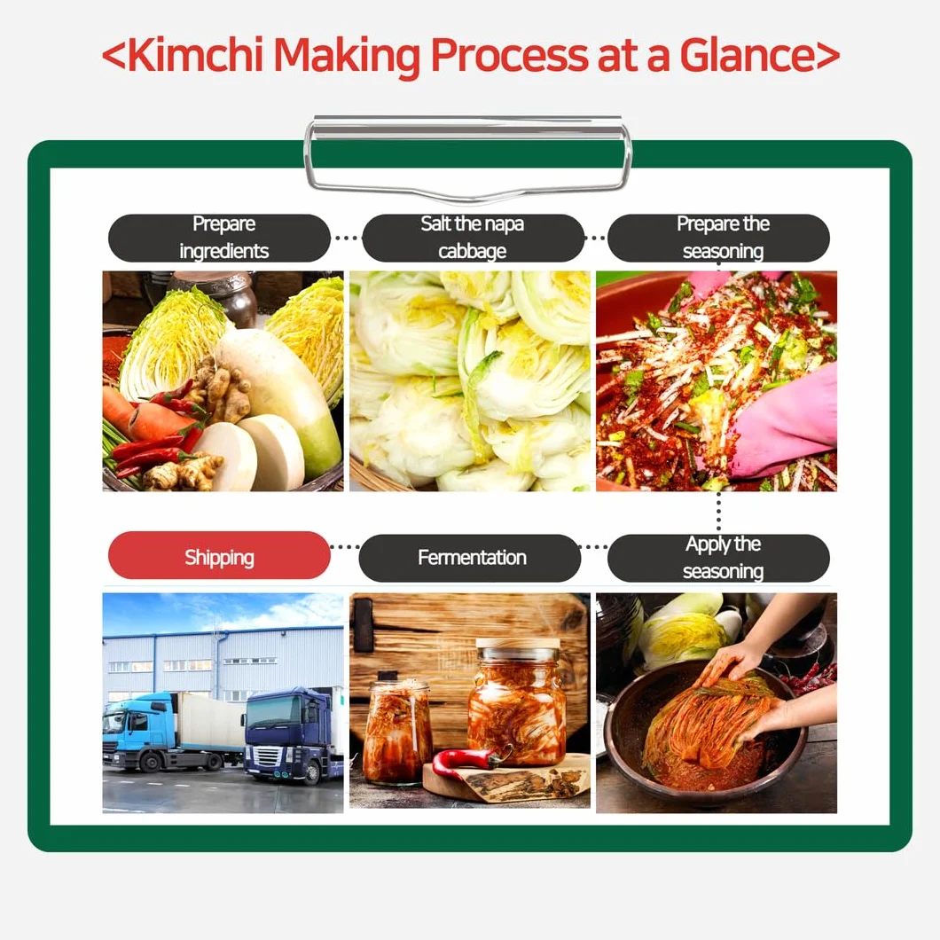 Halmoni Kimchi Coreano Fermentado 160g x 12 – Kimchi en Lata Sin MSG, Repollo Napa Picante
