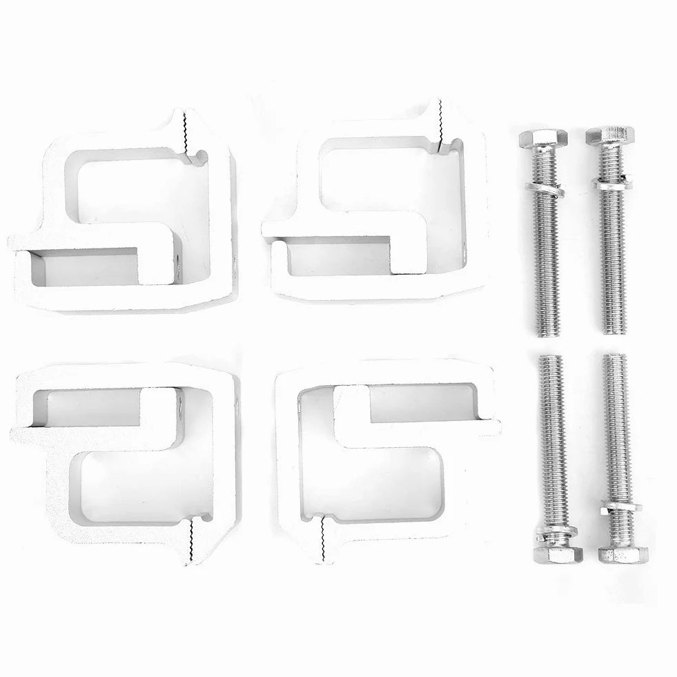 Paquete de 4 Abrazaderas para tapa de camión ,abrazaderas de montaje de carcasa universal Tite Lok Truck Cap Topper Accesorios de servicio pesado para todas las camionetas ,exterior automotriz
