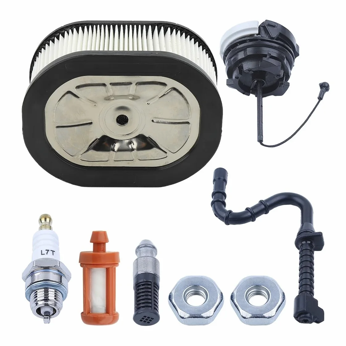 Ajuste del Filtro de Aire for Motosierra MS441, MS461, MS 441, 461 (0000 120 1654), Filtro de Aire, Tapa de Combustible, Filtro de Combustible
