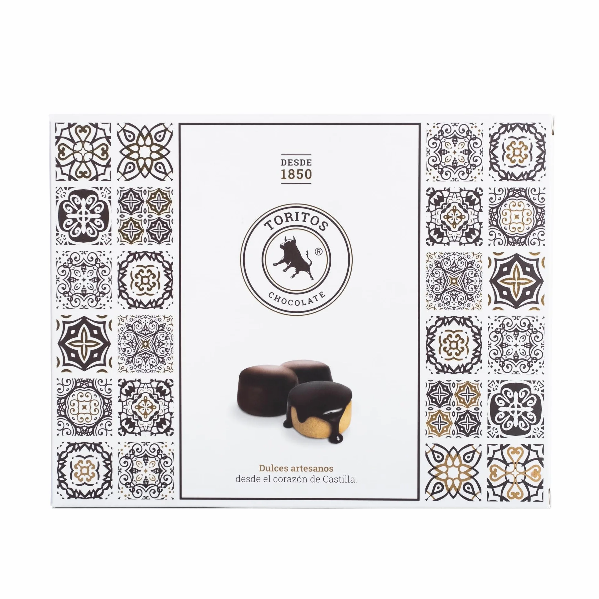 El Toro Estuche 300g Toritos de Chocolate Negro Artesanal Valladolid Tordesillas