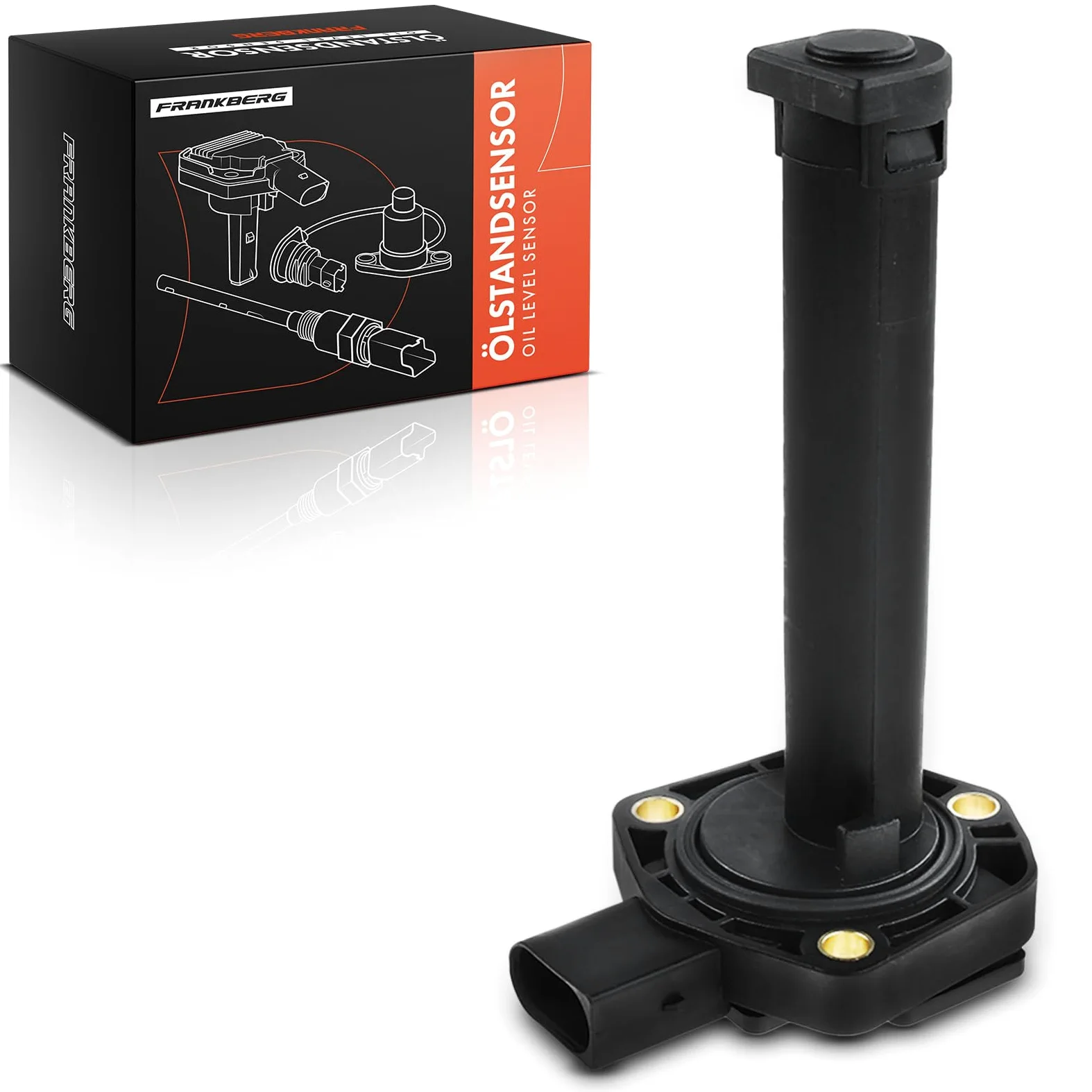 Frankberg Sensor de nivel de aceite | Compatible con: Serie 5 F10, Serie 3 E90, Serie 6 Coupé F13, Serie 5 Touring E61, X6 E71 E72, X5 F15 F85