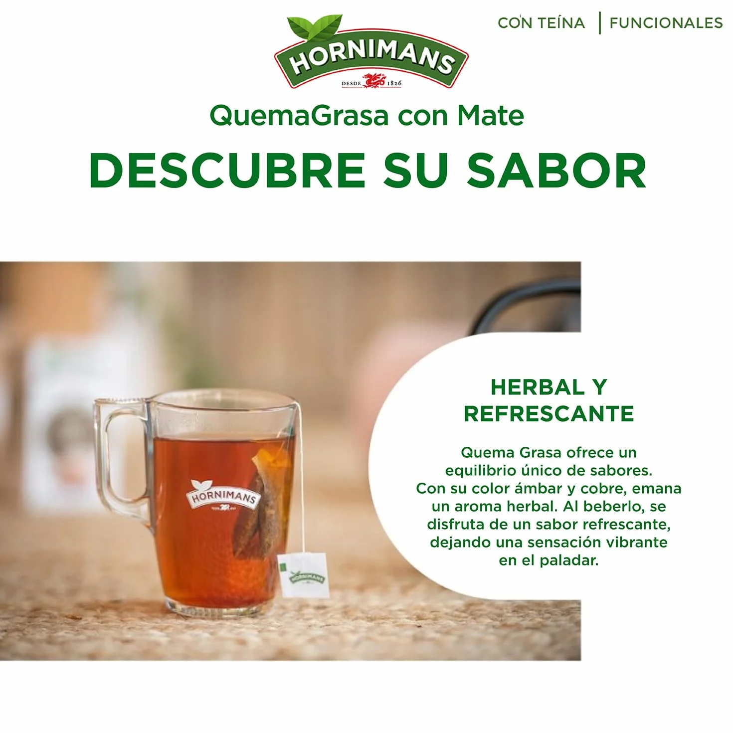 Hornimans Infusión Quemagrasa 20 Bolsitas