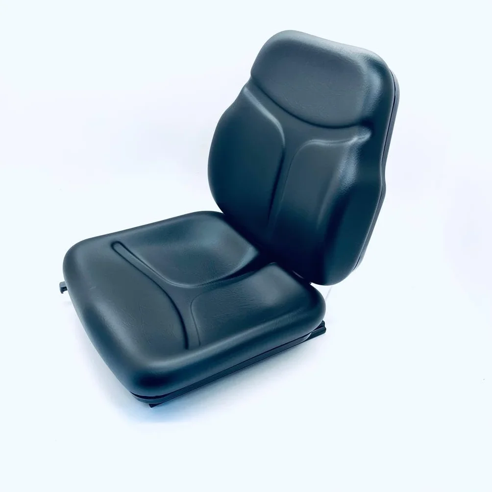 Asiento para tractor COBO SC74 de cuero sintético negro tipo New Holland CB1057354