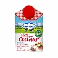 Central Lechera Asturiana Nata Líquida para Cocinar y Montar 200ml 500ml 1L Tradicional Sin Lactosa Sin Gluten 3 Cajas