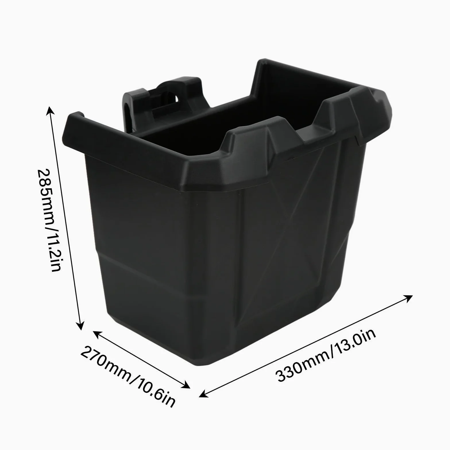 Caja de almacenamiento debajo del asiento 715003446 Compartimiento de almacenamiento debajo del asiento central ABS de gran capacidad 8L con bolsa para HD10 HD5 HD8