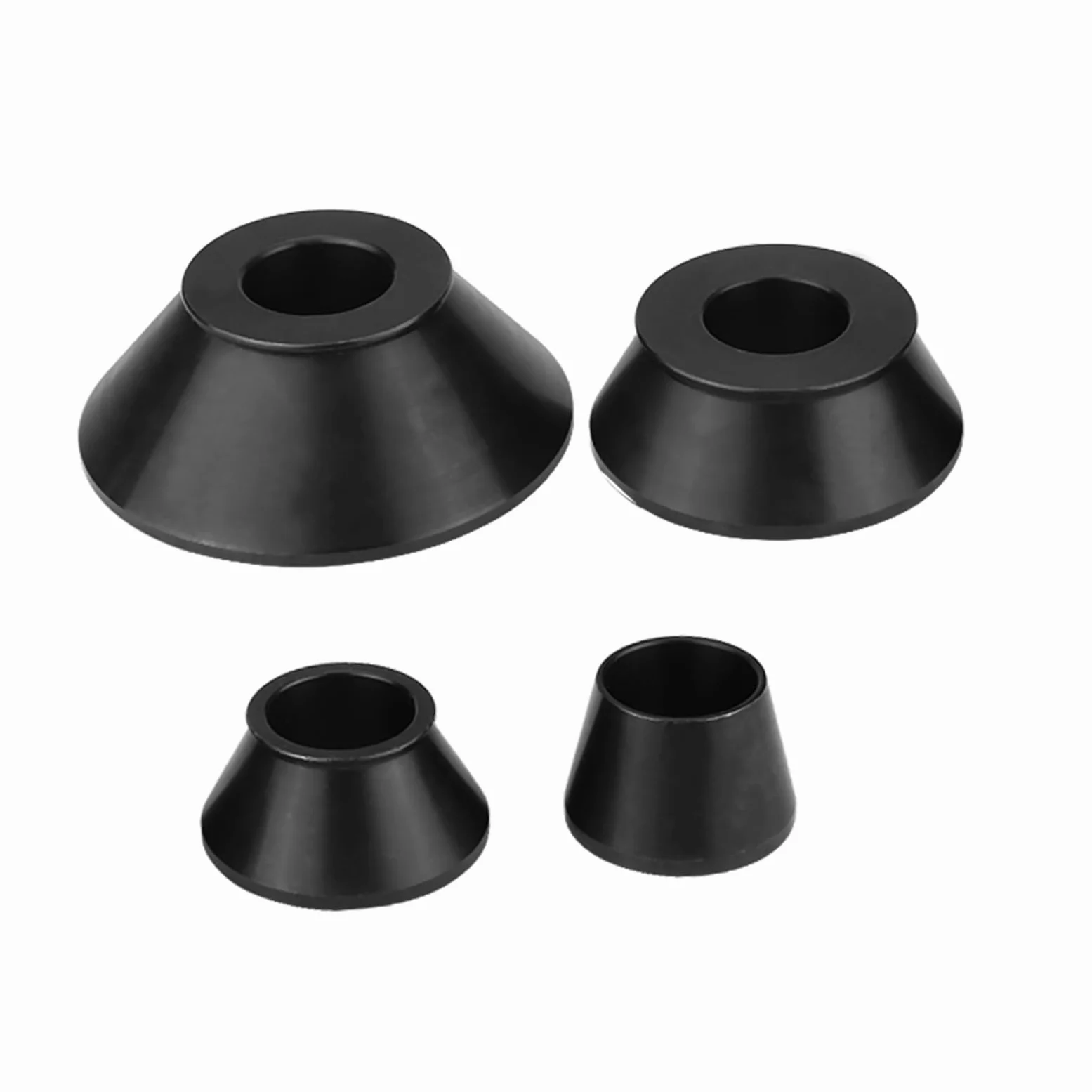 Genérico Conos Adaptadores para Equilibradora De Ruedas, Eje De 40 Mm, Acero Al Carbono, para Automóviles, Camiones, Autocaravanas Y SUV; Kit De Conos Estándar