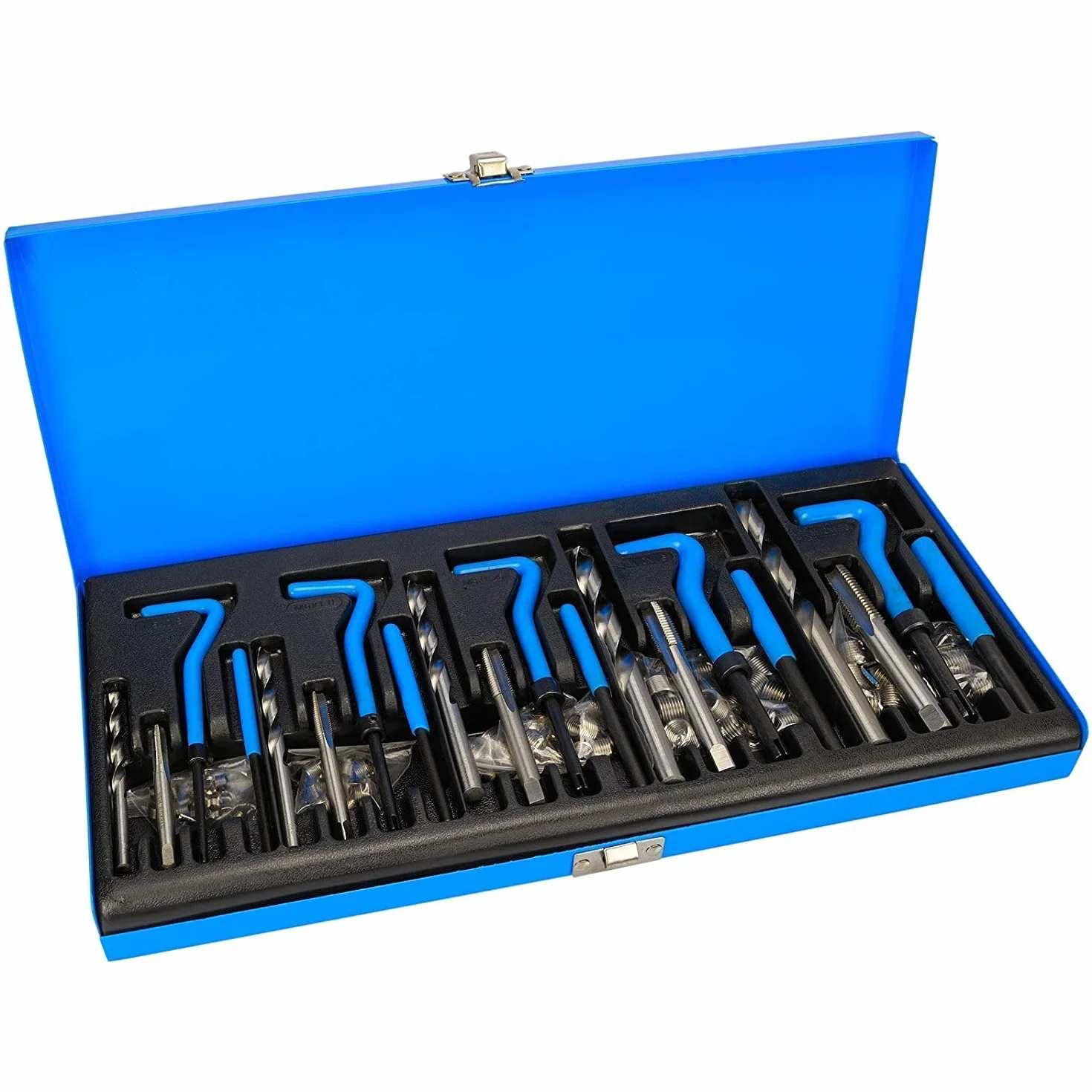 131piezas. Juego de herramientas Reparación roscado I M5-M6-M8-M10-M12 I Reparación partes como Helicoil