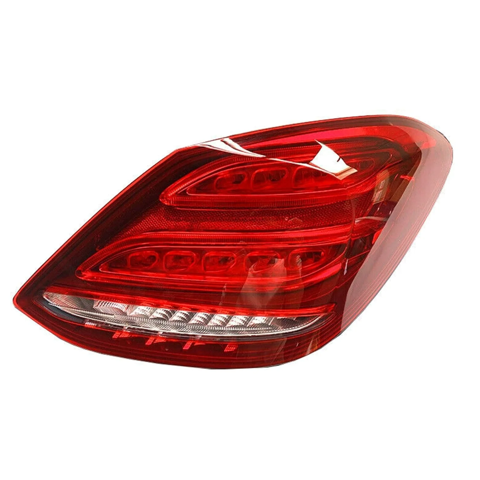 Piloto Trasero Para Mercedes Para Benz Clase C W205 C300 C260 C200 2014-2018 Señal Giro Parada Freno Lámpara Marcha Atrás Luces Traseras Conducción Piloto posterior(bien)