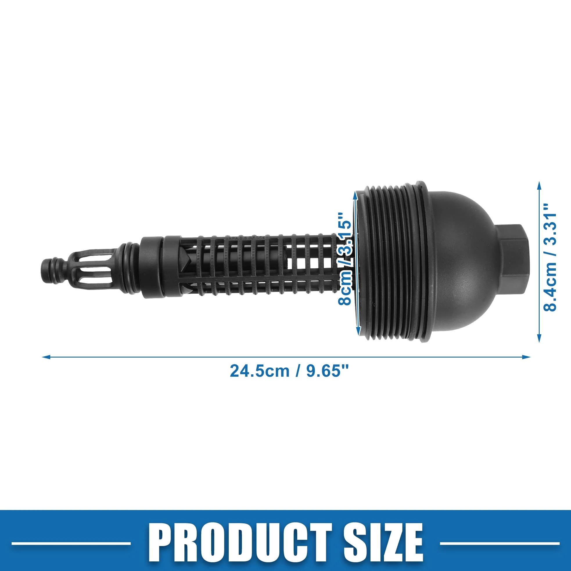 QUARKZMAN Motor Aceite Filtro Carcasa Tapa 11427789323 para BMW 335d E90 2009-2011