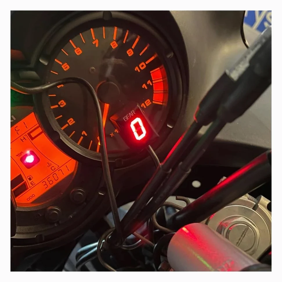 LUTFI Indicador de Marcha Motocicleta Indicador De Marchas De Velocidad De 1-6 Nivelesmotocicleta para GSF600 GSF650 GSF1200 para Bandit GSF 650 1200 XF650 SV650 TL1000S